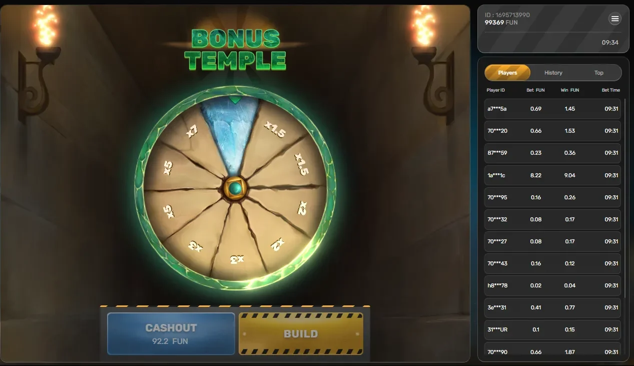 Bonus Temple